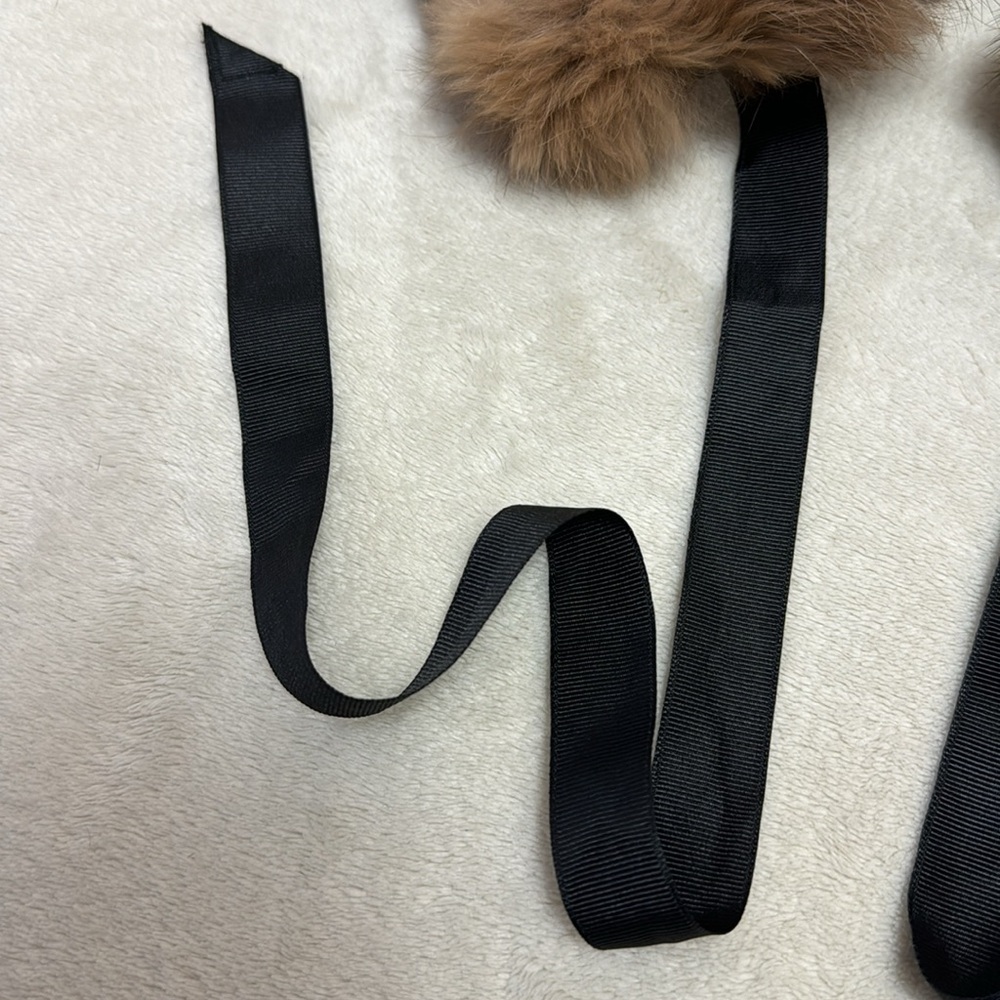 Real Rabbit Fur Collar - Picture 3 of 6
